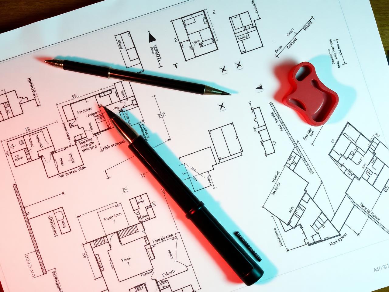 Architectural blueprints